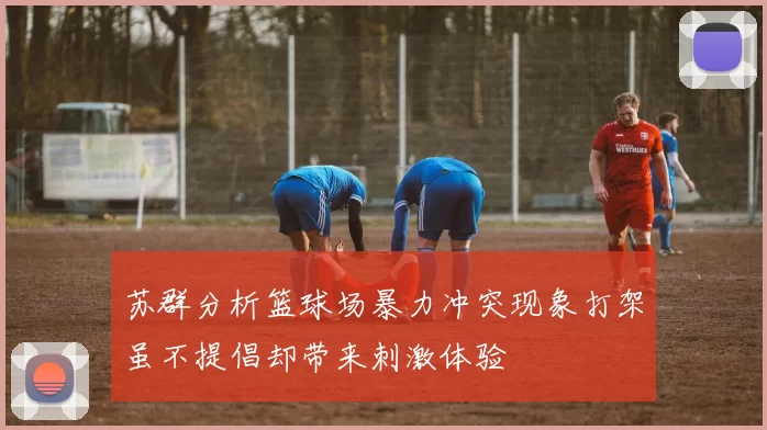 苏群分析篮球场暴力冲突现象打架虽不提倡却带来刺激体验
